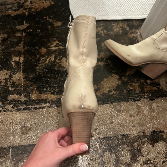 Dolce Vita Boyd Booties in Ivory - Picture 7 of 9